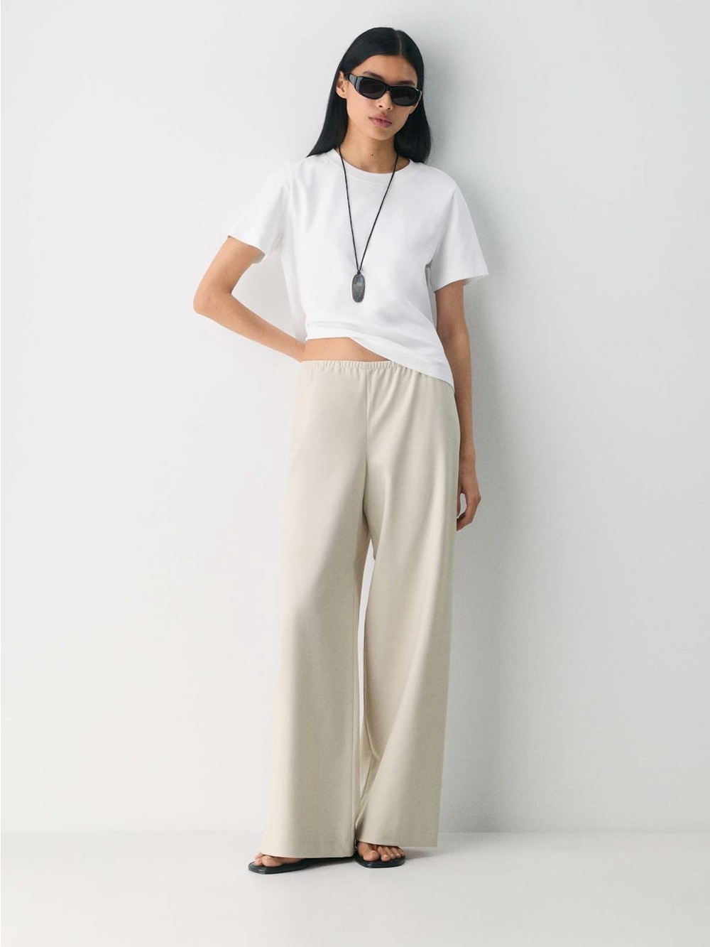 Aritzia Stride Pant - Eversential™ Light Metropolis Beige L xl read!